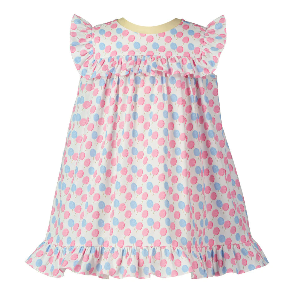 Rachel Riley Cotton Candy Frill Dress