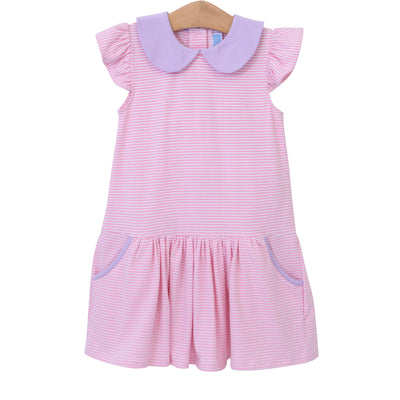 Trotter Street Kids Genevieve Dress | Light Pink & Lavender