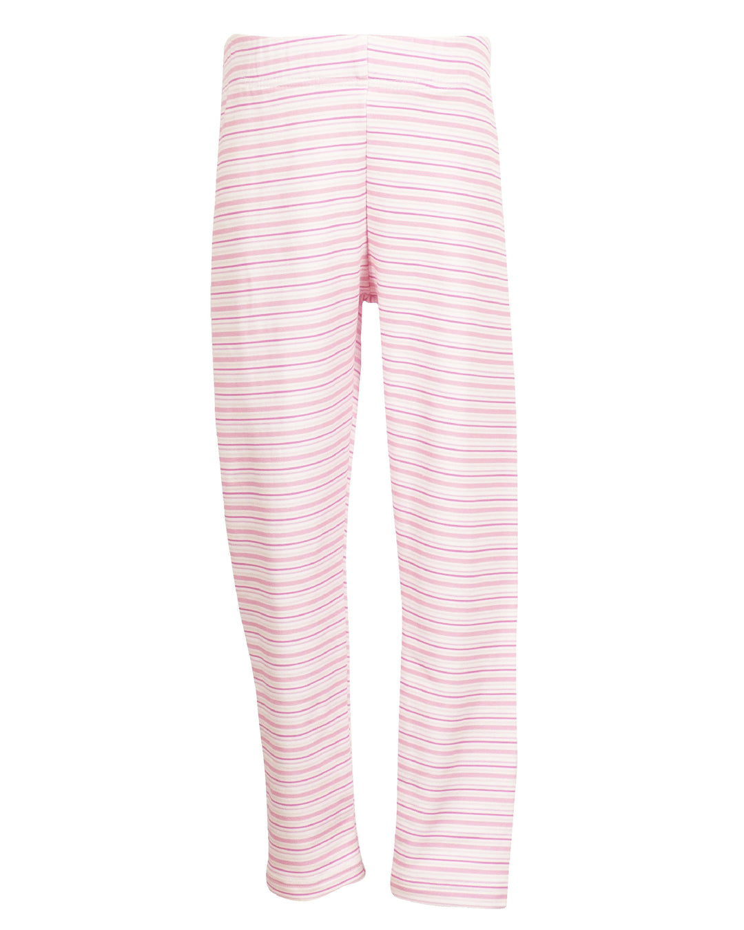 The Yellow Lamb Knit Leggings | Light Pink Stripe