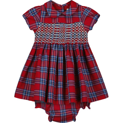 Question Everything Hoxton Plaid Smocked Dress