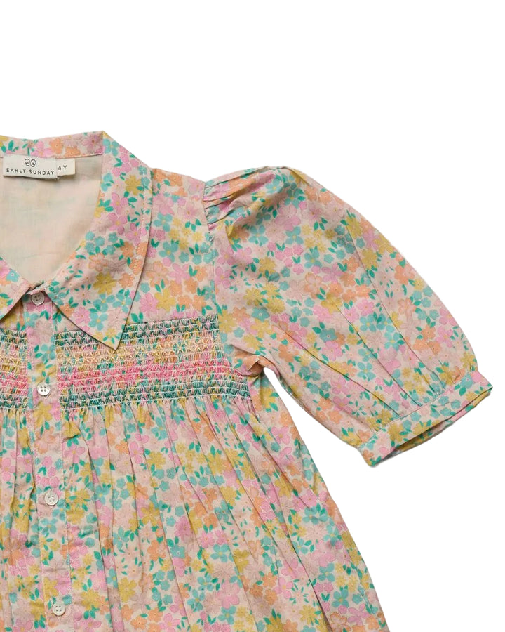 Jane Dress | Emma Mint Floral