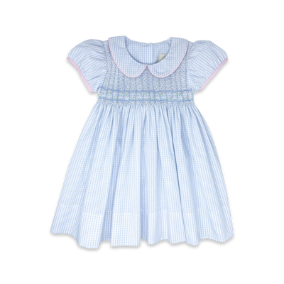 Lullaby Set Kelli Dress | Blue Windowpane