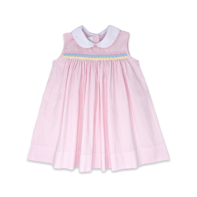 Lullaby Set Kendall Dress | Pink Seersucker