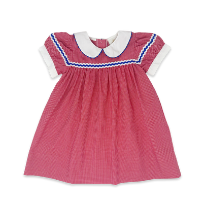 Lullaby Set Kendall Dress | Red Mini Gingham