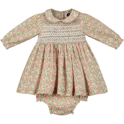 Question Everything Kew Floral Smocked Dress