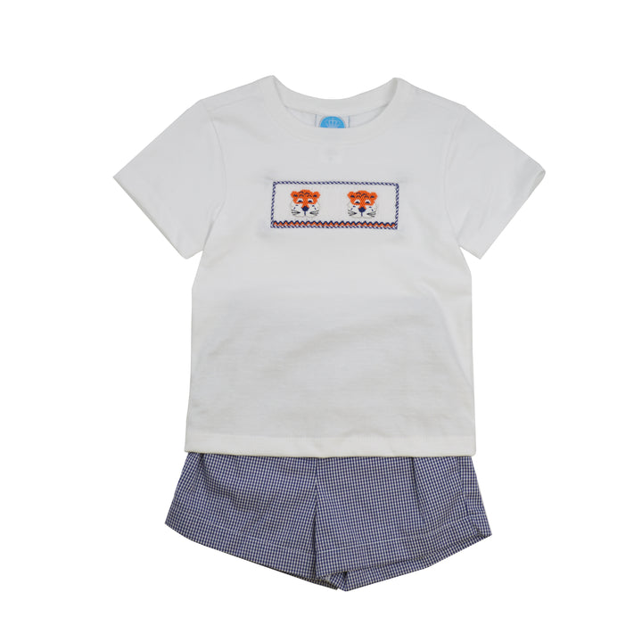 Ollie Smocked Set | Tigers