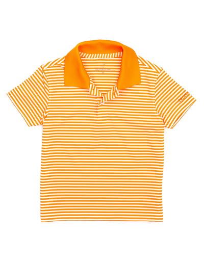 Properly Tied Dallas Polo | Orange Stripe