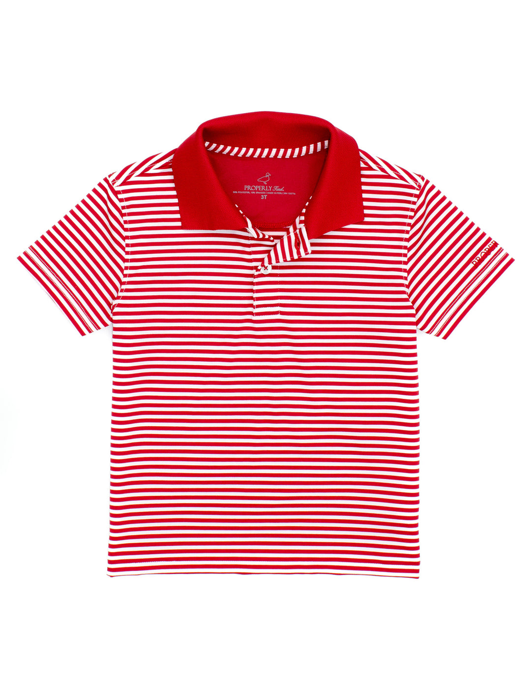Properly Tied Dallas Polo | Red Stripe