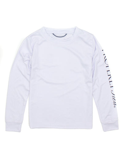 Properly Tied Tidal Rashguard | White