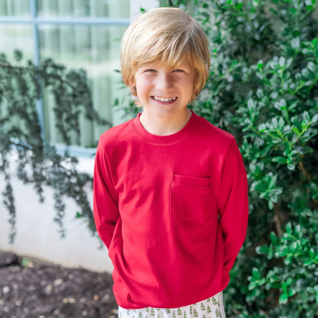 Blake Pocket Shirt | Red - PRE-SALE
