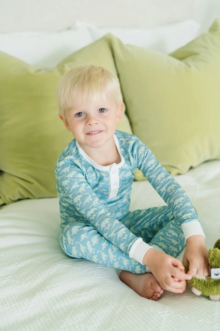 Lila + Hayes Jack Pajamas | Dinosaur Dig