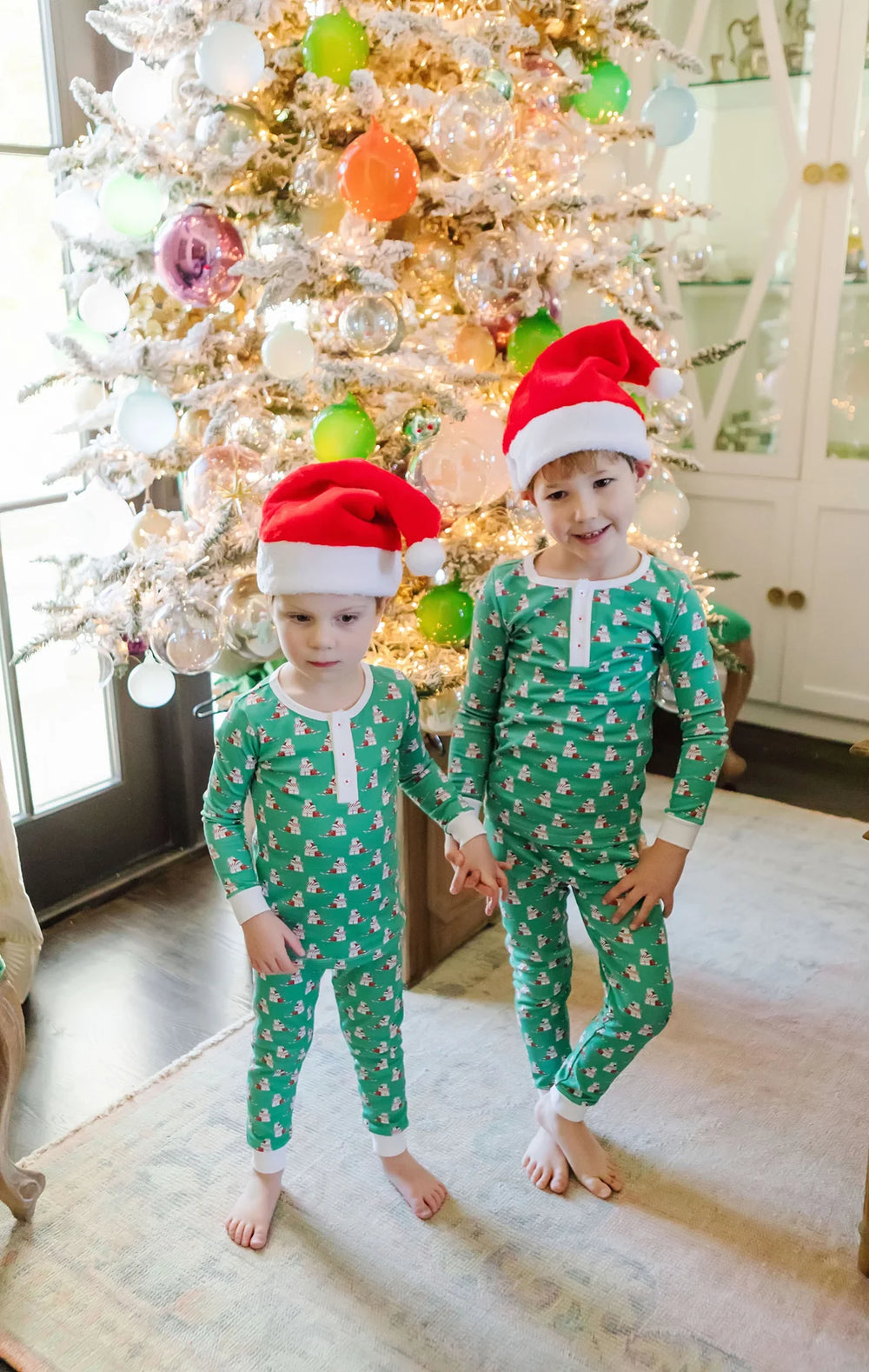 Lila + Hayes Jack PJ Set | Santa's Helper