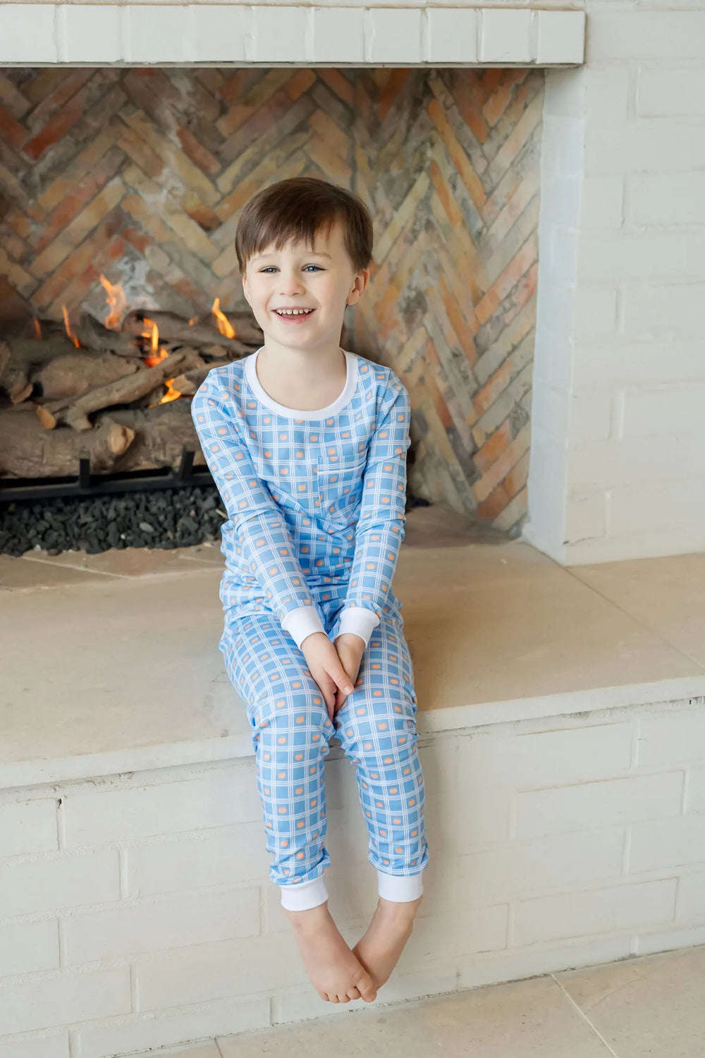 Lila + Hayes Bradford Pajamas | Pumpkin Plaid