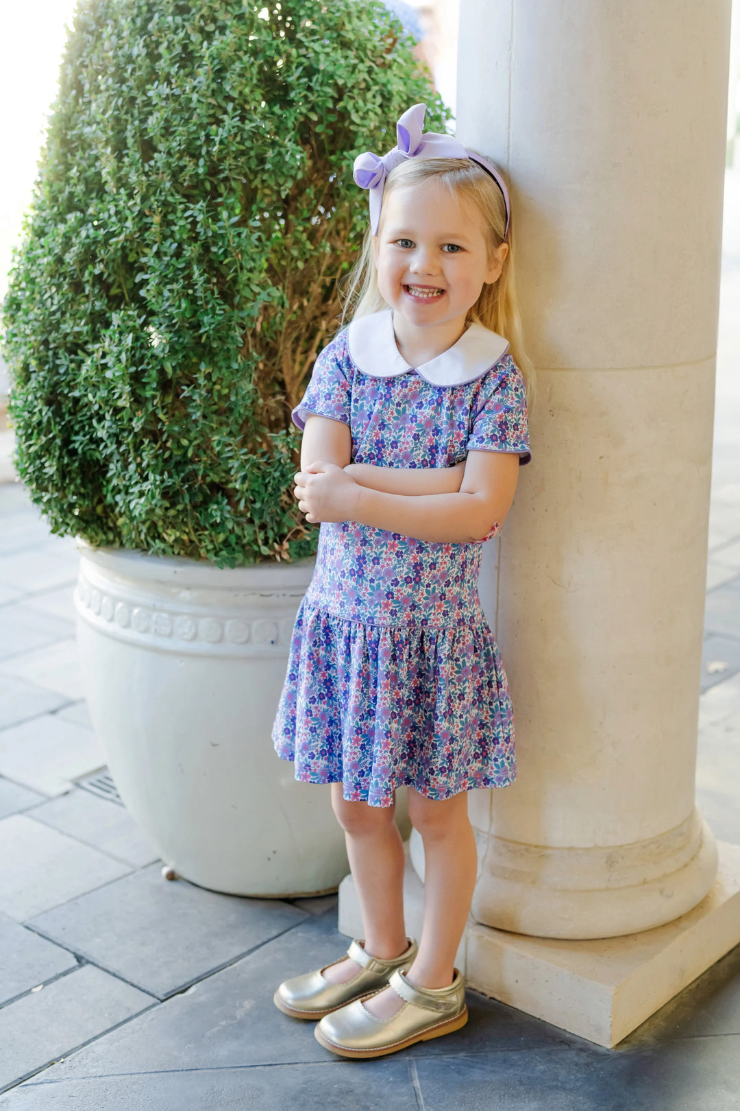 Lila + Hayes Libby Dress | Blackberry Floral 