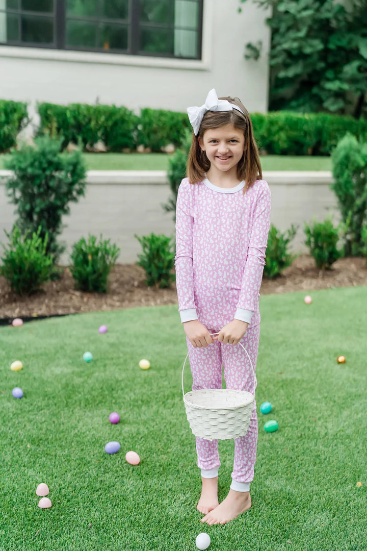 Ava Pajamas | Easter Pink (12-18M, 2T)
