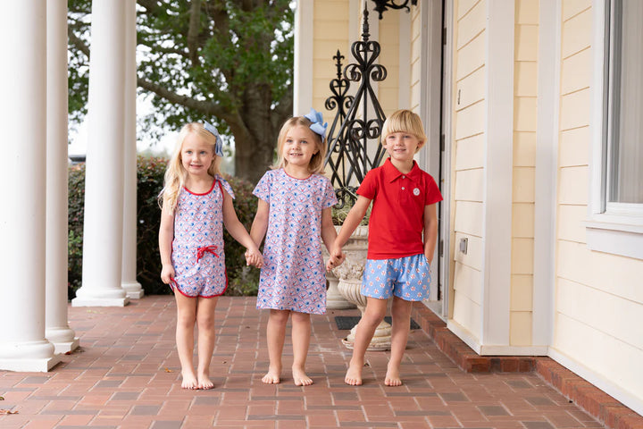 Knit Shorts | Ballpark Blues