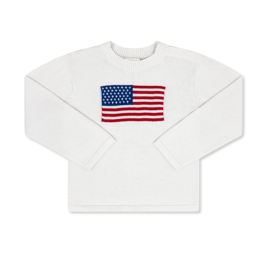 Lullaby Set Cozy Up Sweater | American Flag