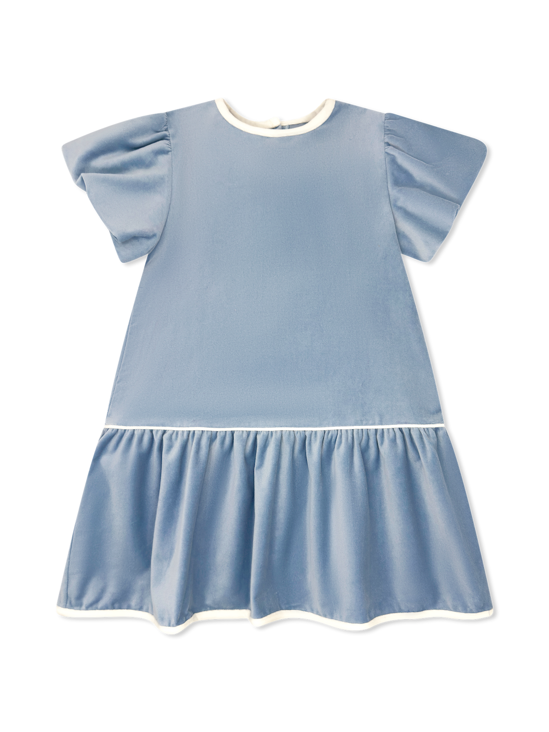Harper Dress | Beaufort Blue Velvet - PRE-SALE