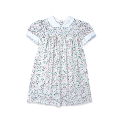 Lullaby Set Memory Making Dress | Bunny Floral Knit