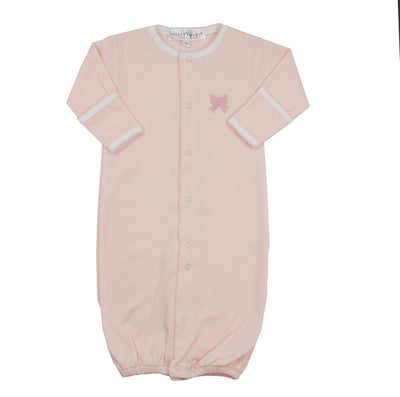 Pink converter gown with pink bow