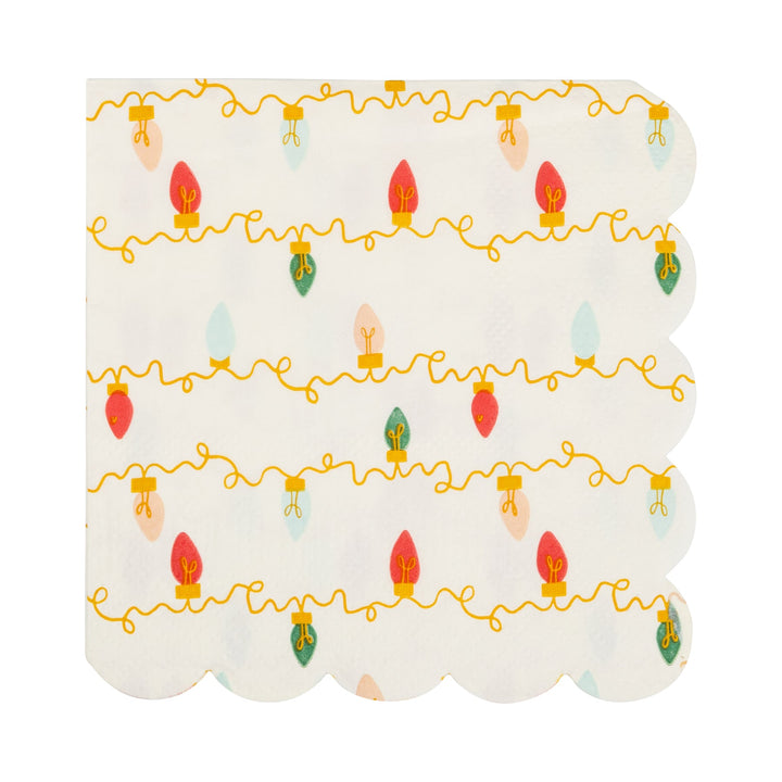 Christmas Lights Napkins