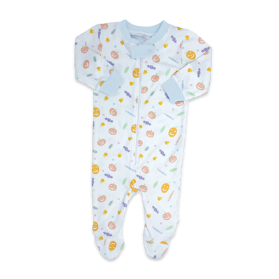 Lullaby Set Halloween Footie | Blue