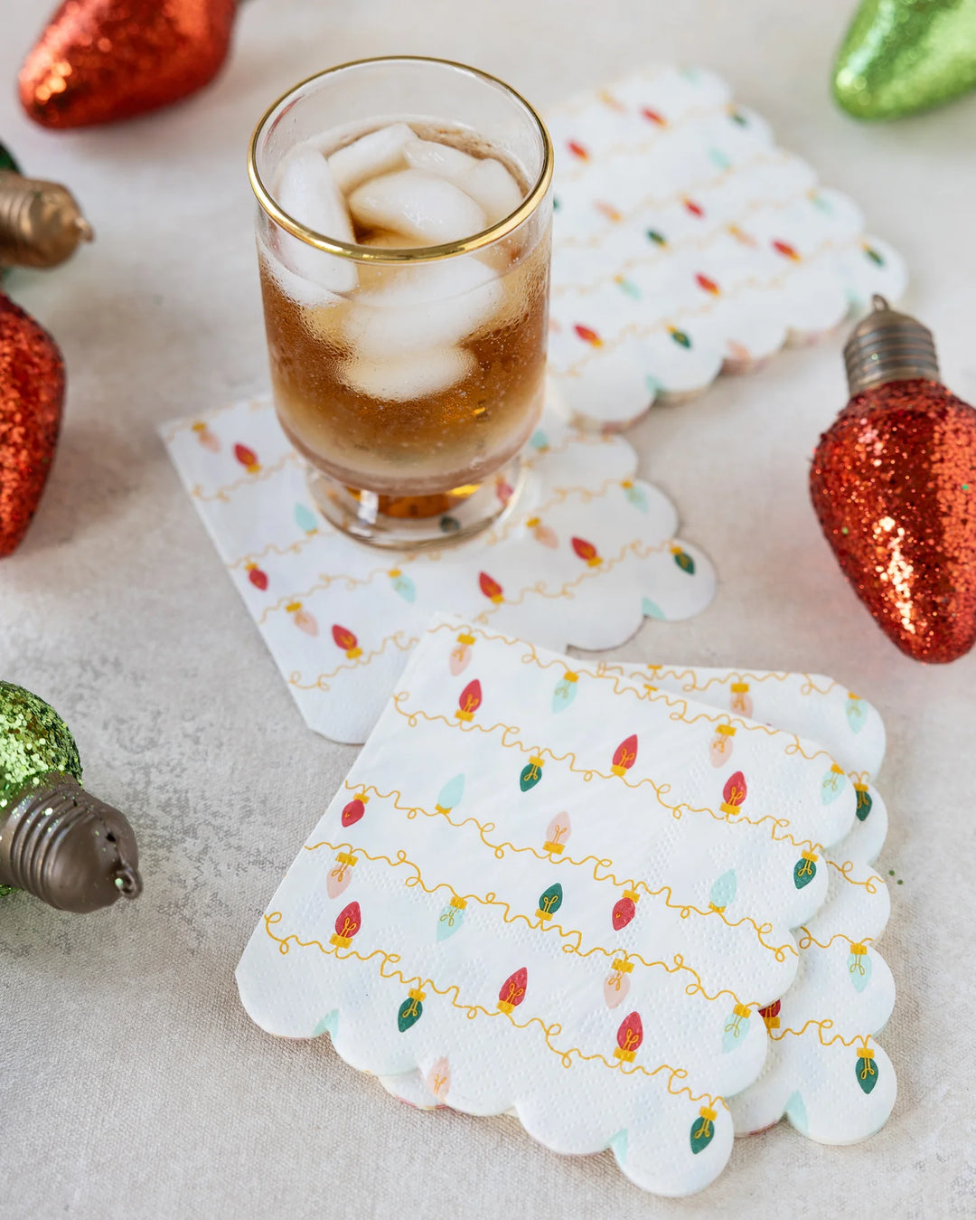 Christmas Lights Napkins