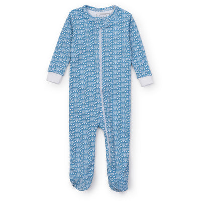 Lila + Hayes Parker Zipper Pajama | Hanukkah
