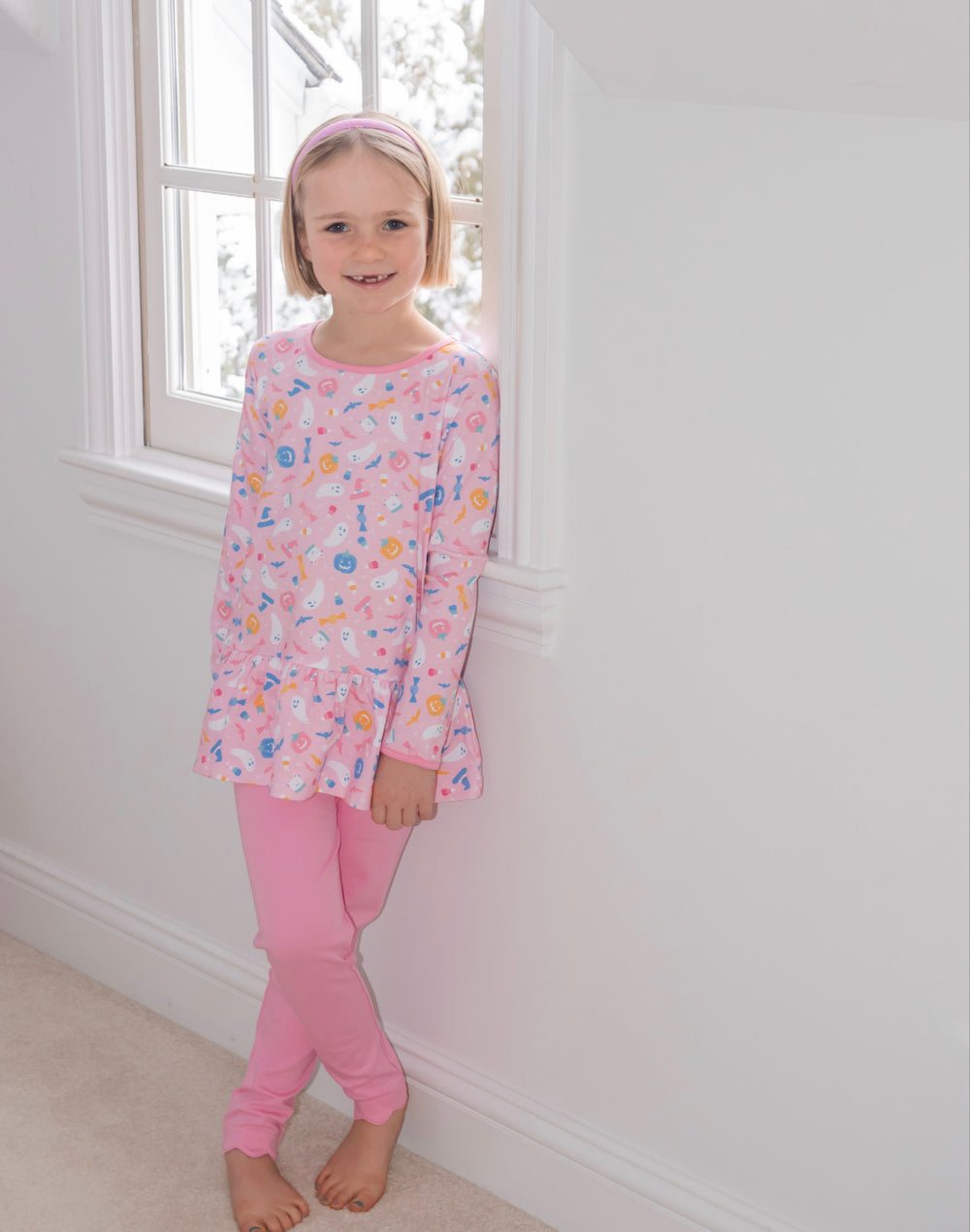 James & Lottie Peggy Peplum Set | No Tricks, Just Treats Knit