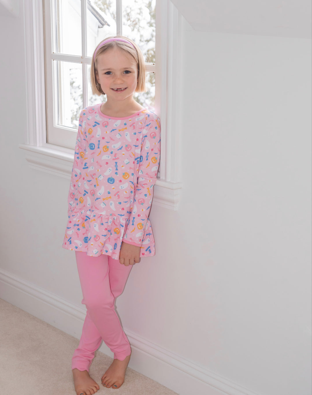 James & Lottie Peggy Peplum Set | No Tricks, Just Treats Knit