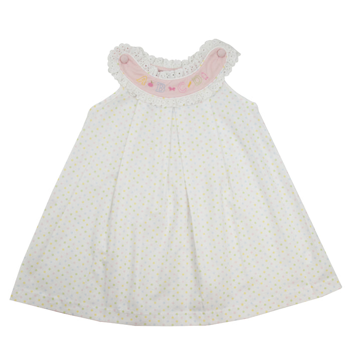 Callie Dress | ABC Pastel Bitty Dot
