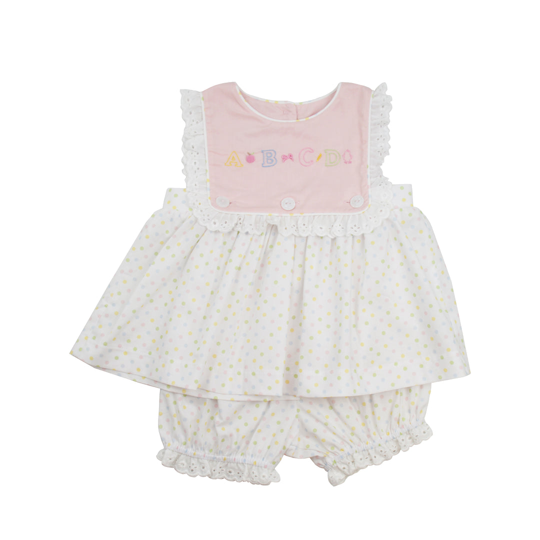 Jill Bloomer Set | ABC Pastel Bitty Dot