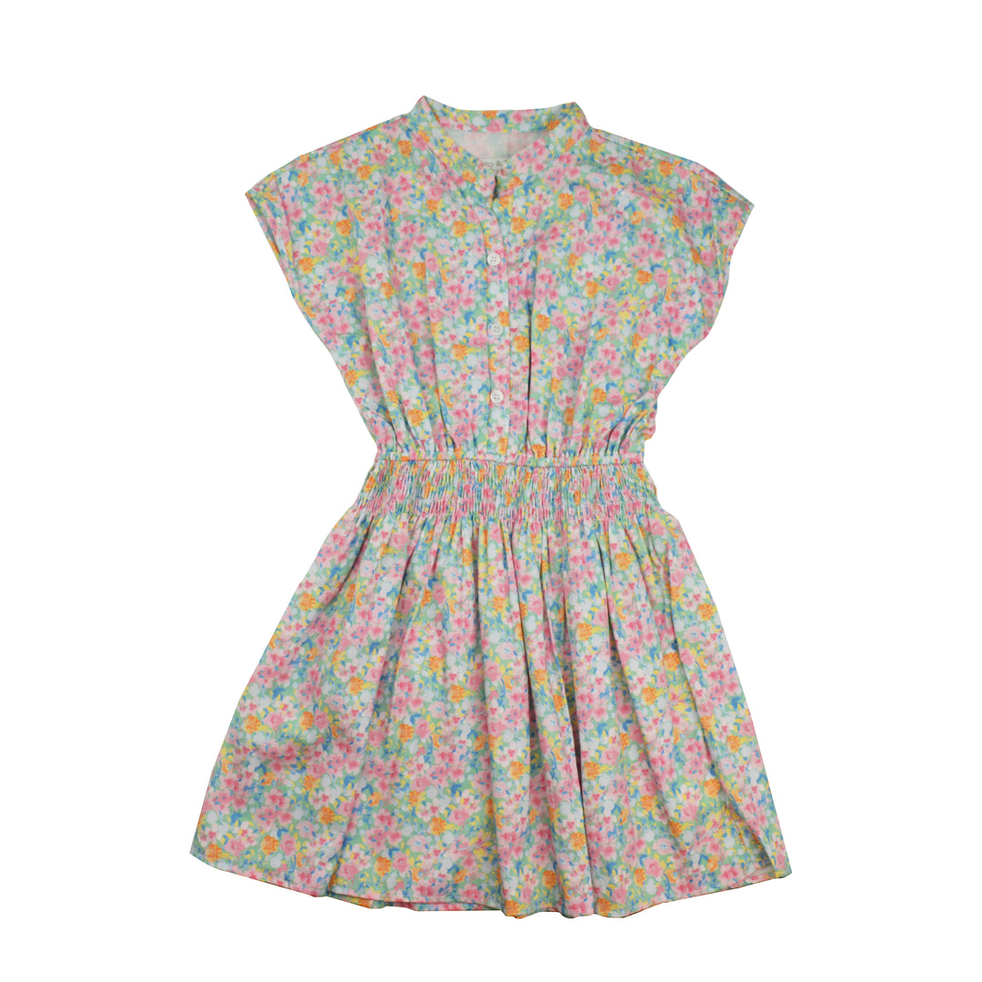 Floral dress on a white background