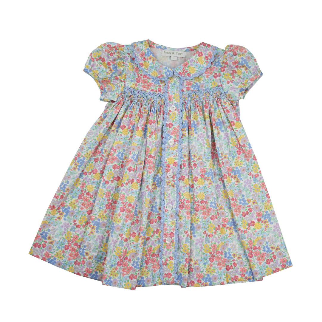 Floral dress on a white background