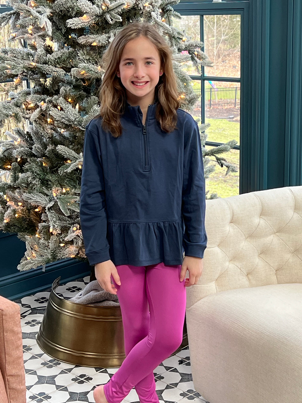BE elizabeth Athleisure Leggings | Plum