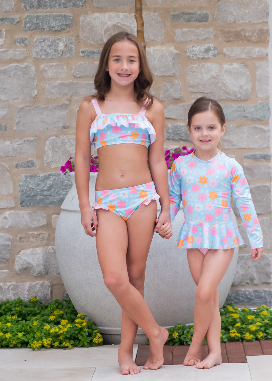 James & Lottie Alexia Two-Piece Swimsuit | Retro Floral
