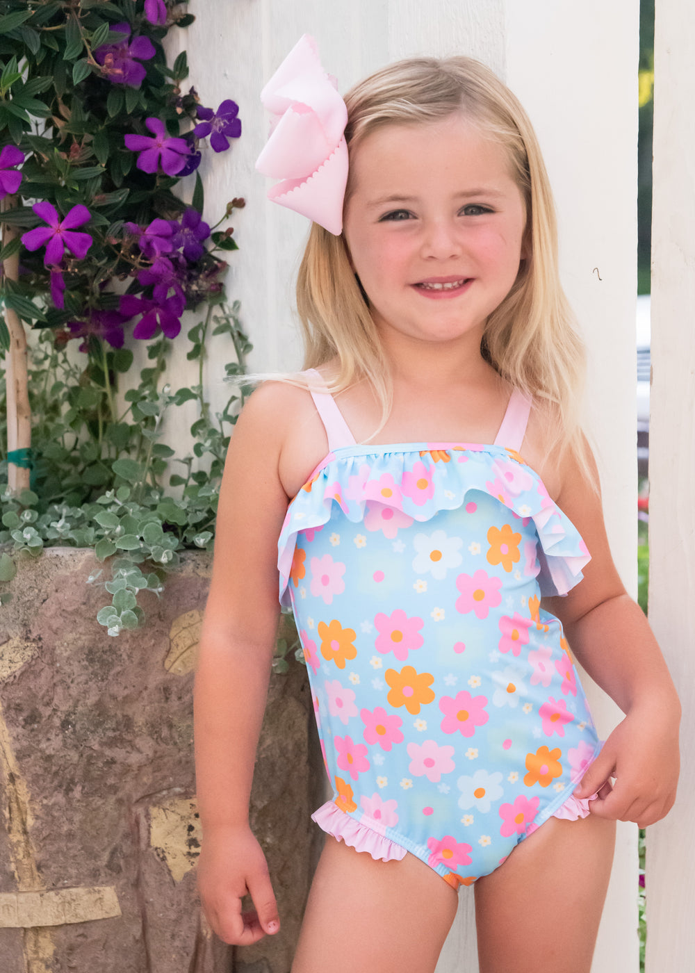 James & Lottie Cora Swimsuit | Retro Floral