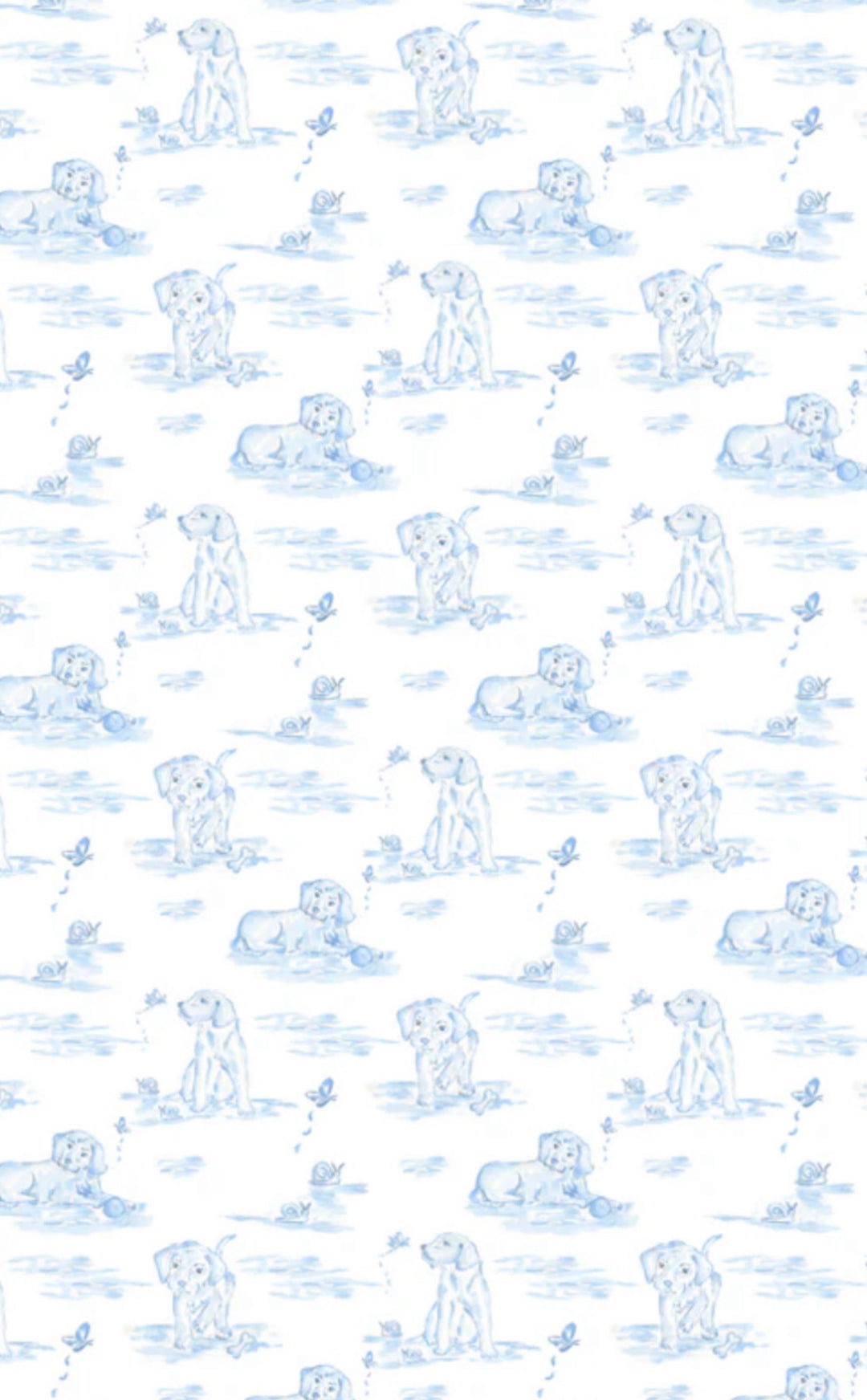 Reed Jon Jon | Blue Puppy Knit (12M, 24M, 3T)