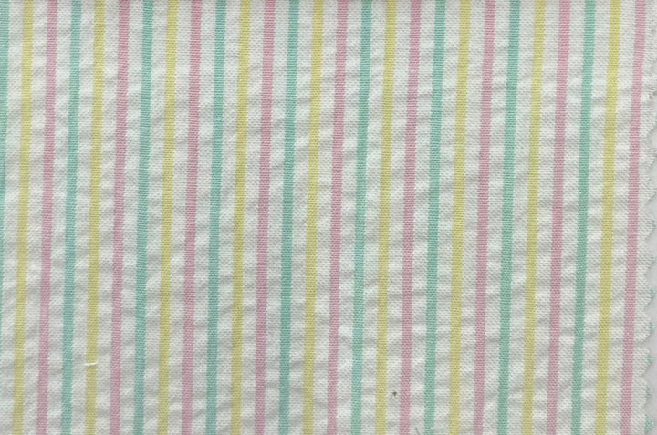 Maggie Set | Spring Seersucker Stripe (4T, 5, 6, 7, 8)