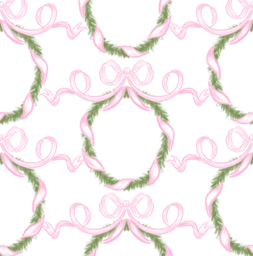 James & Lottie Pink Wreath Pima