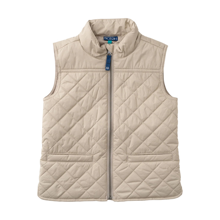 Quilted Vest | Khaki