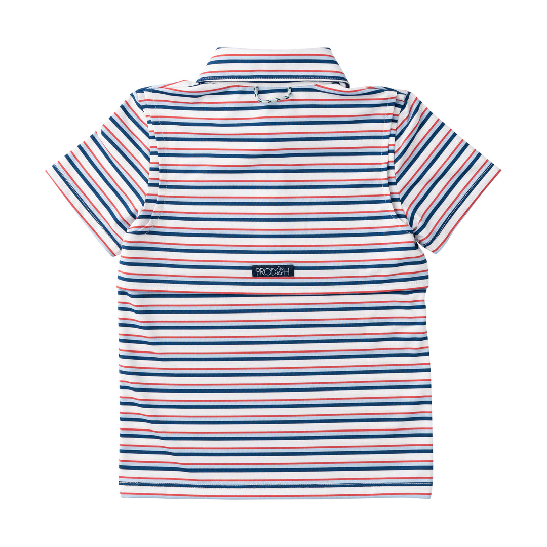 Pro Performance Polo | Patriotic Stripe