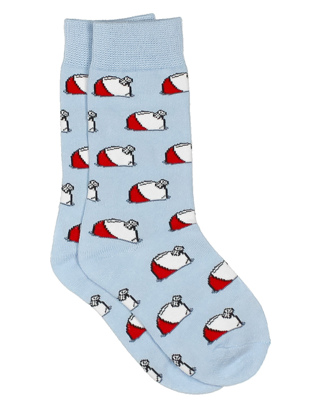 socks with fishing bobber design