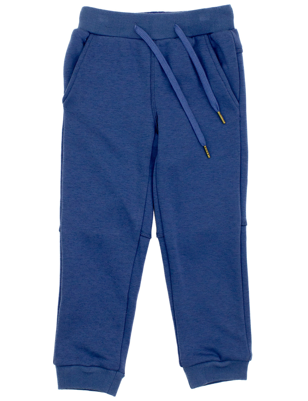 Blue sweatpants on a white background