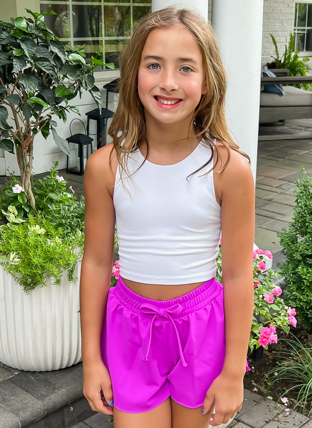 BE elizabeth Butterfly Shorts | Purple