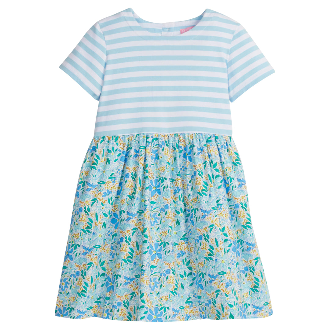 Bisby Rosie Dress | Frangipani Blue