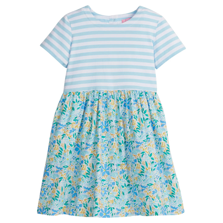 Bisby Rosie Dress | Frangipani Blue