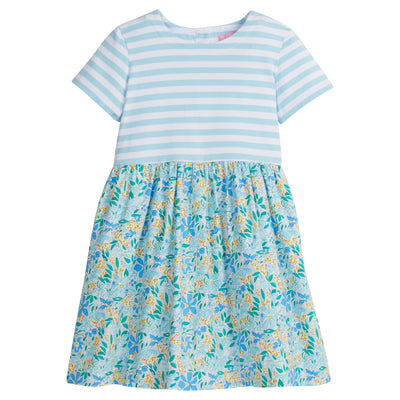 Bisby Rosie Dress | Frangipani Blue