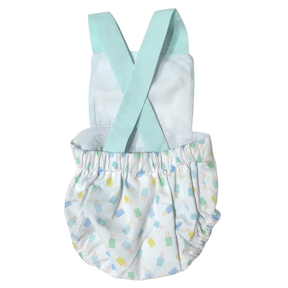 Mint Magnolia Sawyer Sunsuit | Tremont Twin Pops