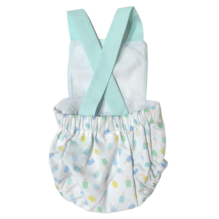 Mint Magnolia Sawyer Sunsuit | Tremont Twin Pops